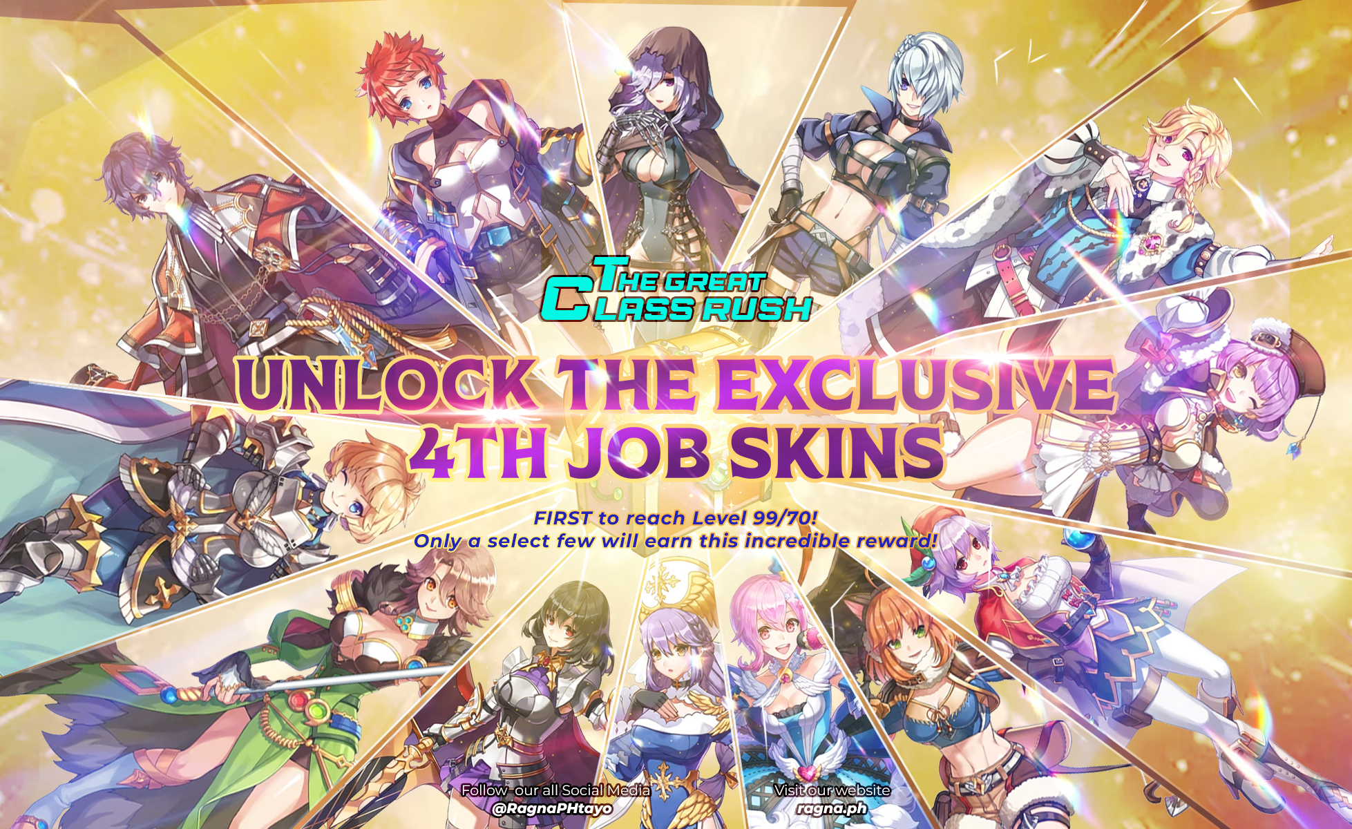 RagnaPH — The Great Class Rush 4th Job Skin Event