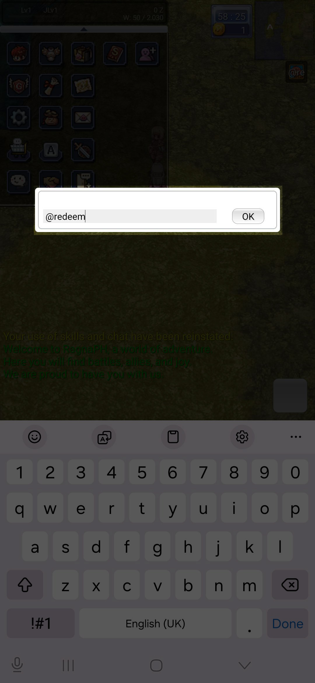 Shortcut icon on minimap