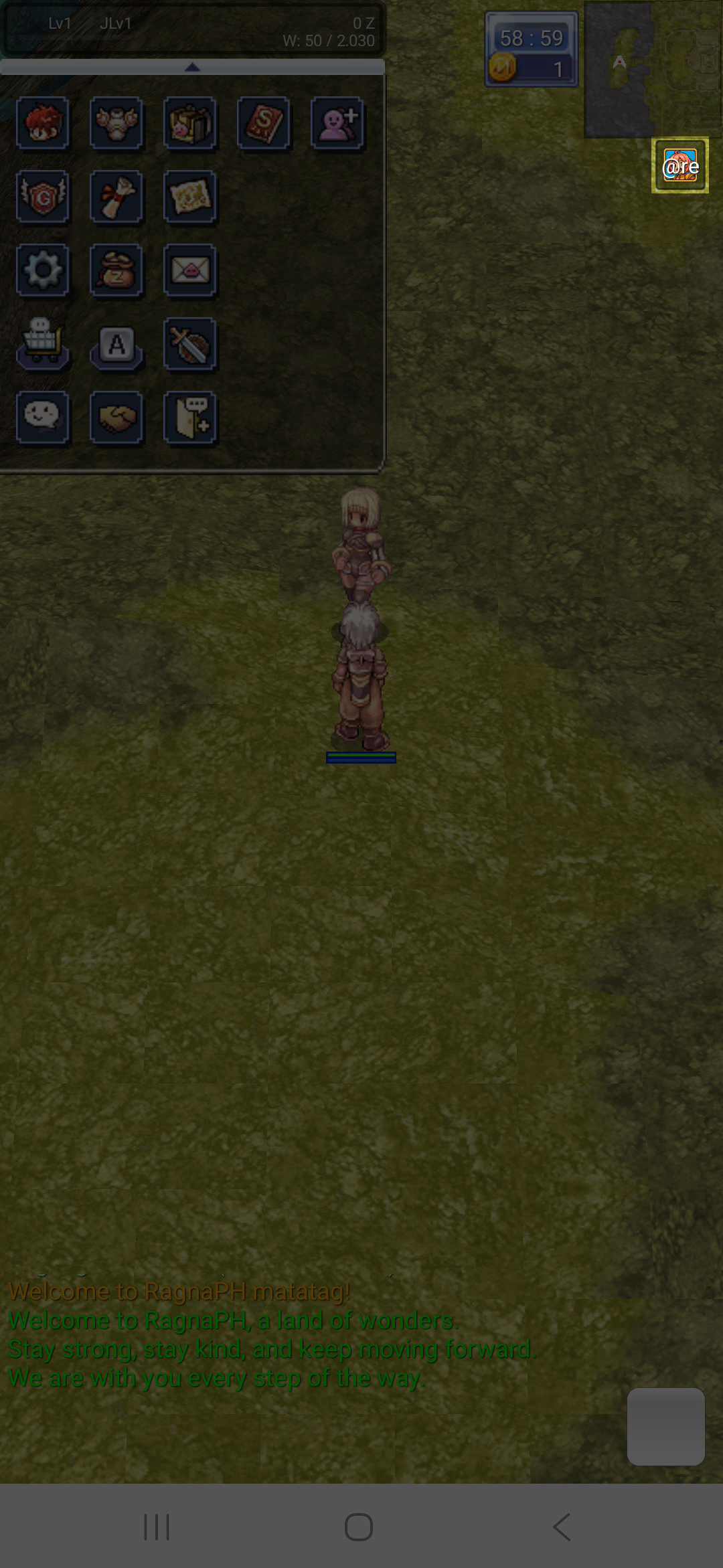 Shortcut icon on minimap